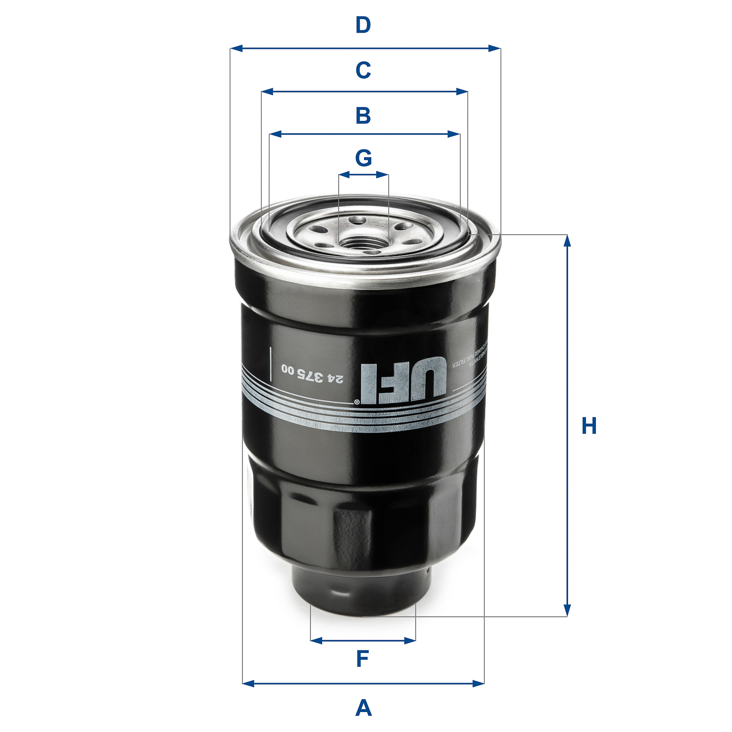 Filtru combustibil UFI 24.375.00