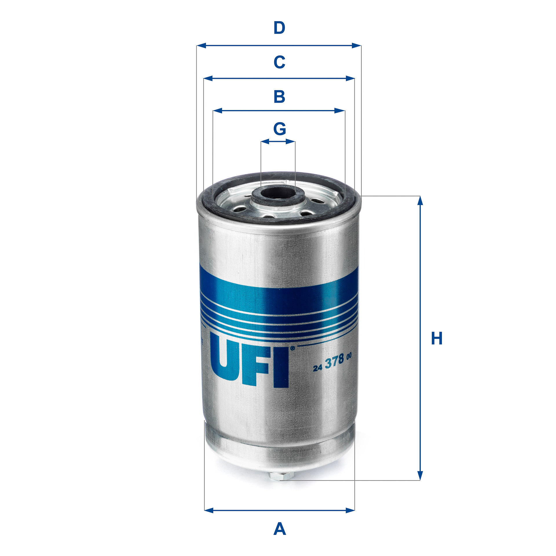 Filtru combustibil UFI 24.378.00