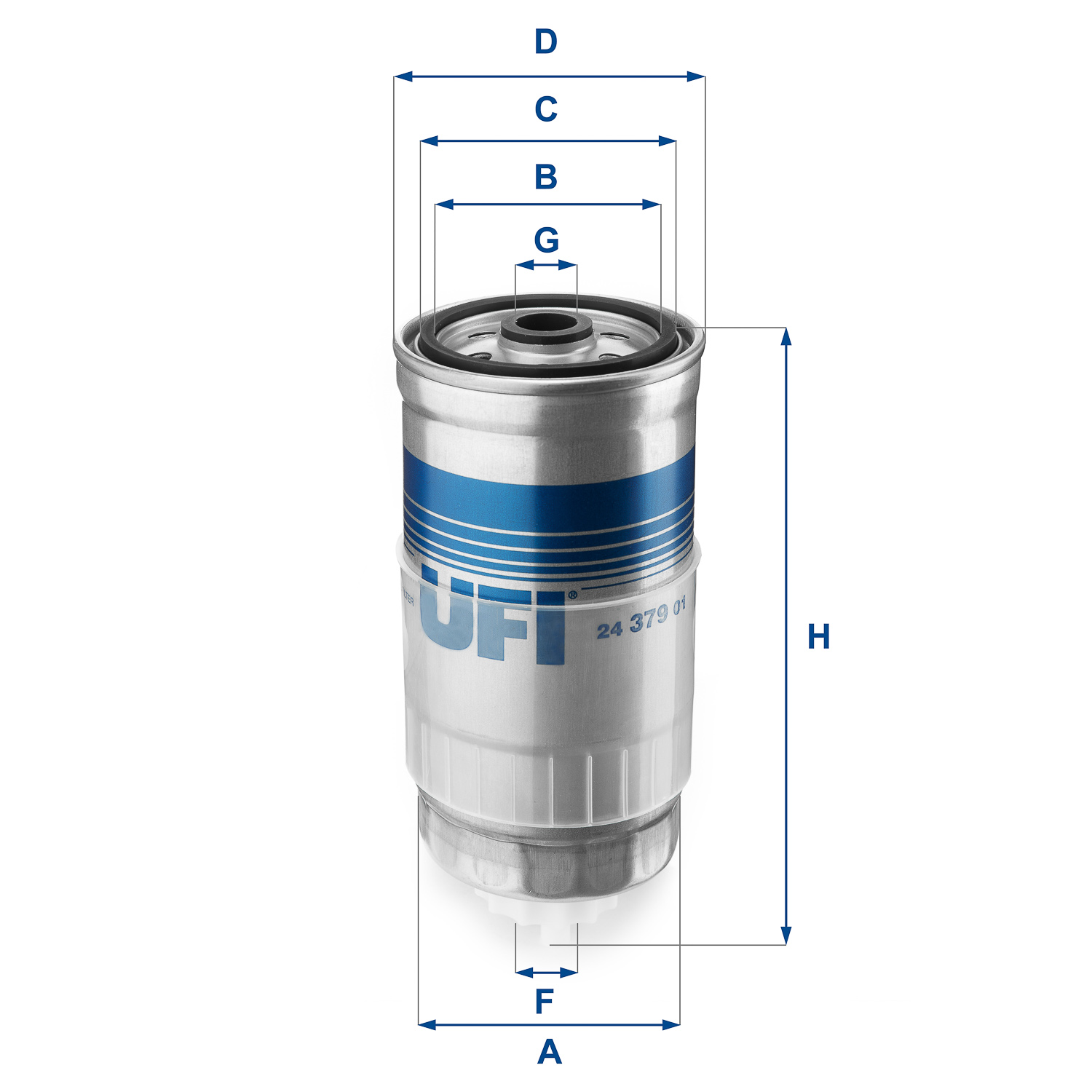 Filtru combustibil UFI 24.379.01