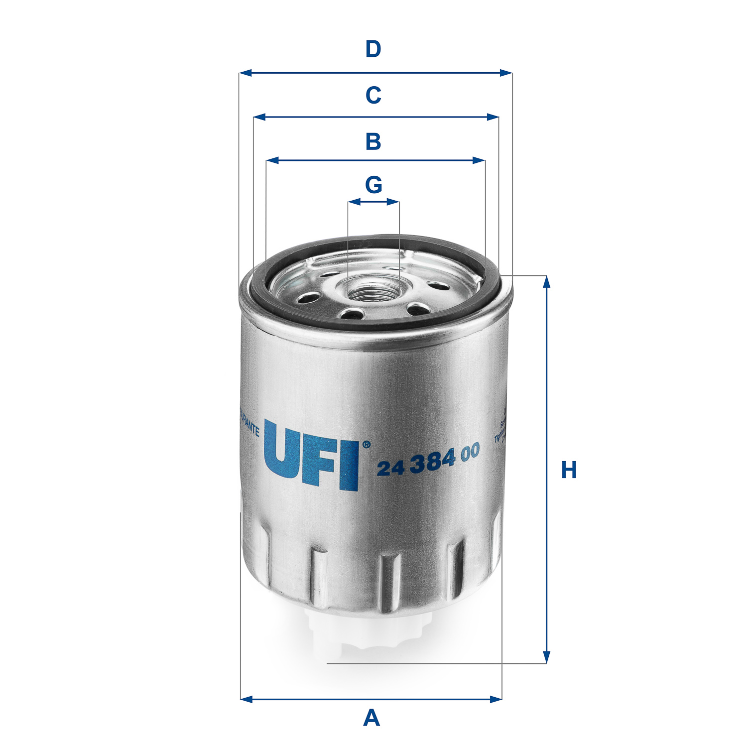 Filtru combustibil UFI 24.384.00