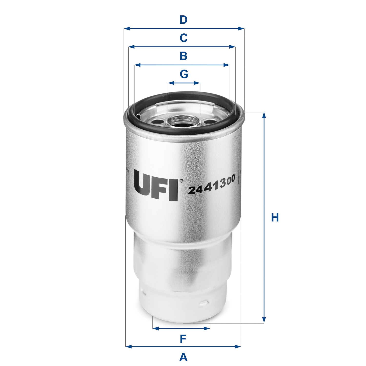 Filtru combustibil UFI 24.413.00