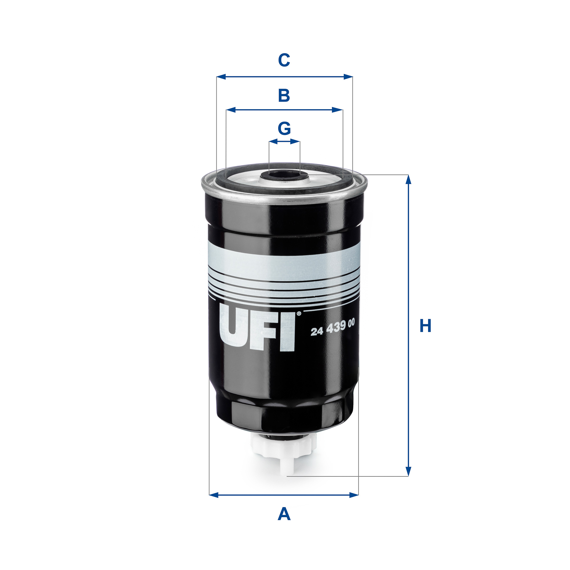 Filtru combustibil UFI 24.439.00