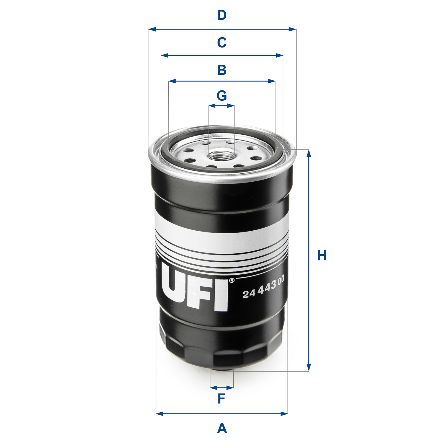 Filtru combustibil UFI 24.443.00