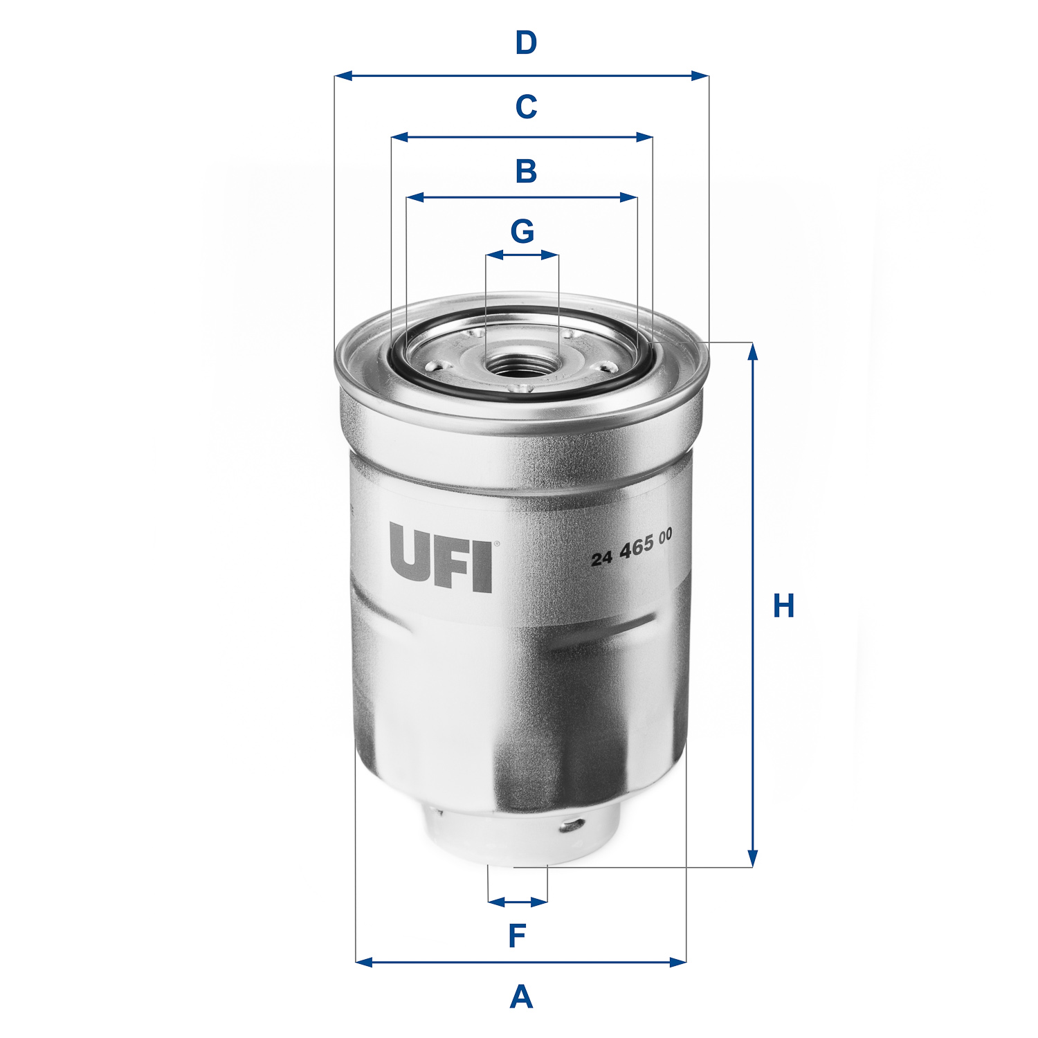 Filtru combustibil UFI 24.465.00