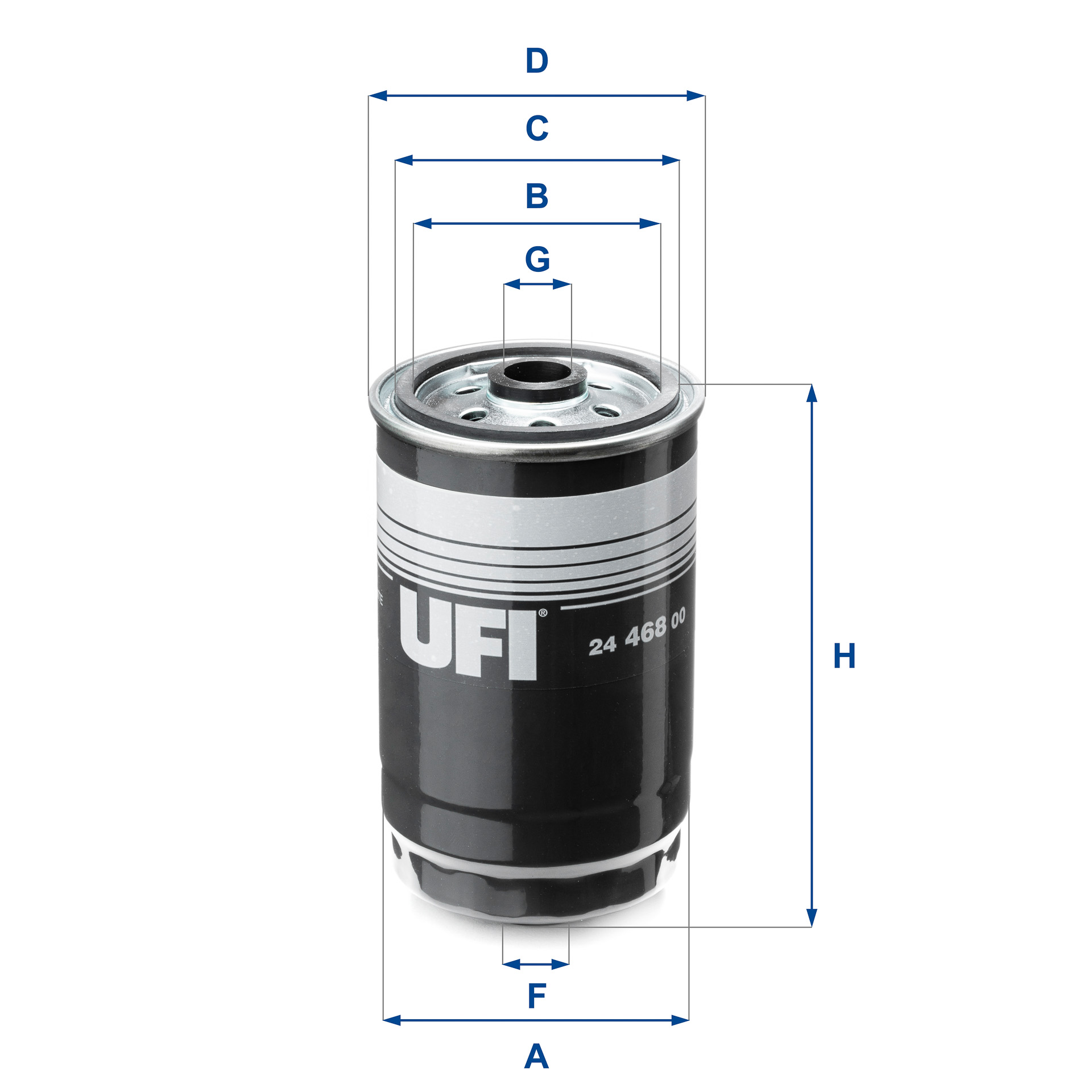 Filtru combustibil UFI 24.468.00