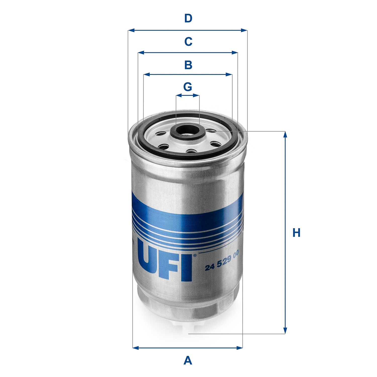 Filtru combustibil UFI 24.529.00