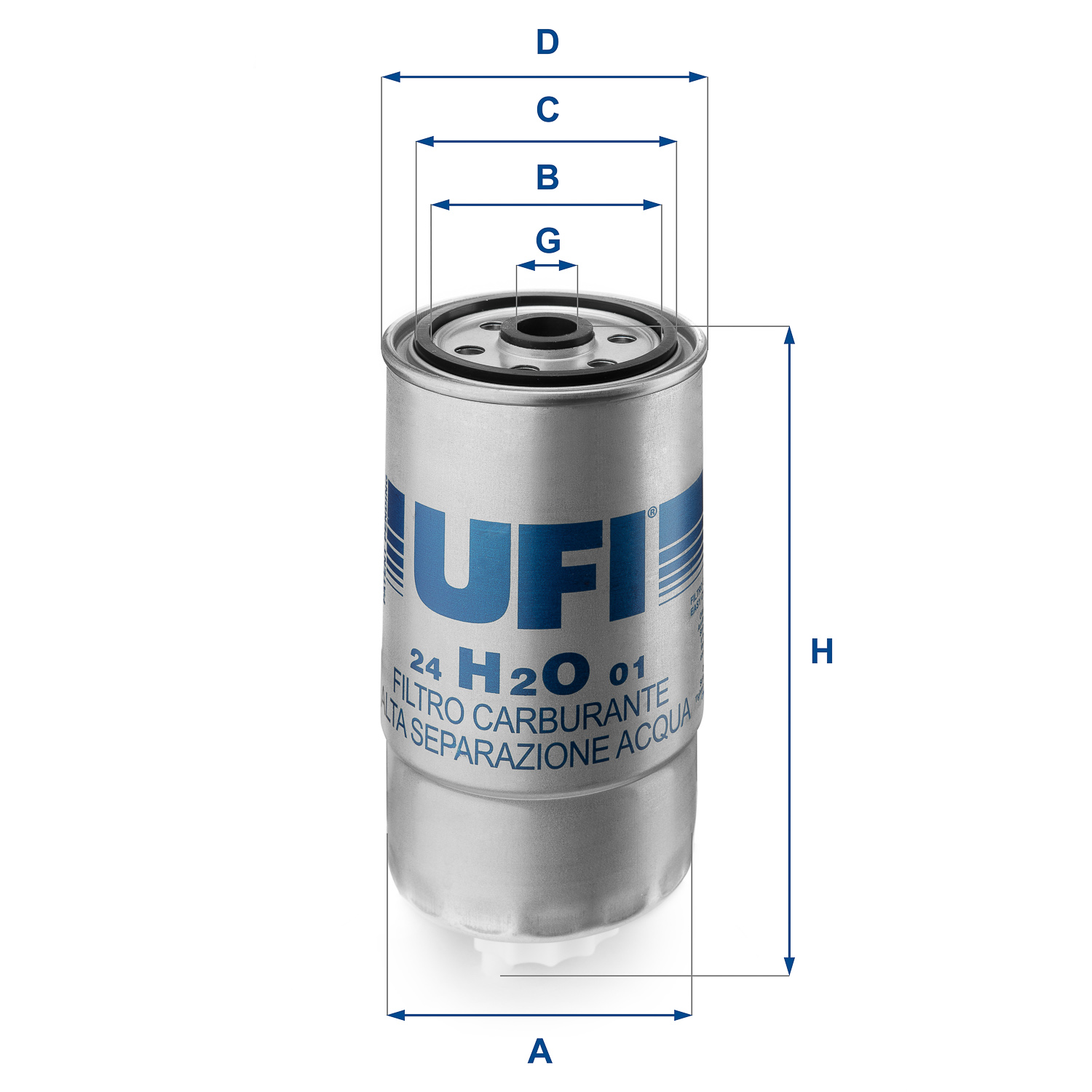 Filtru combustibil UFI 24.H2O.01