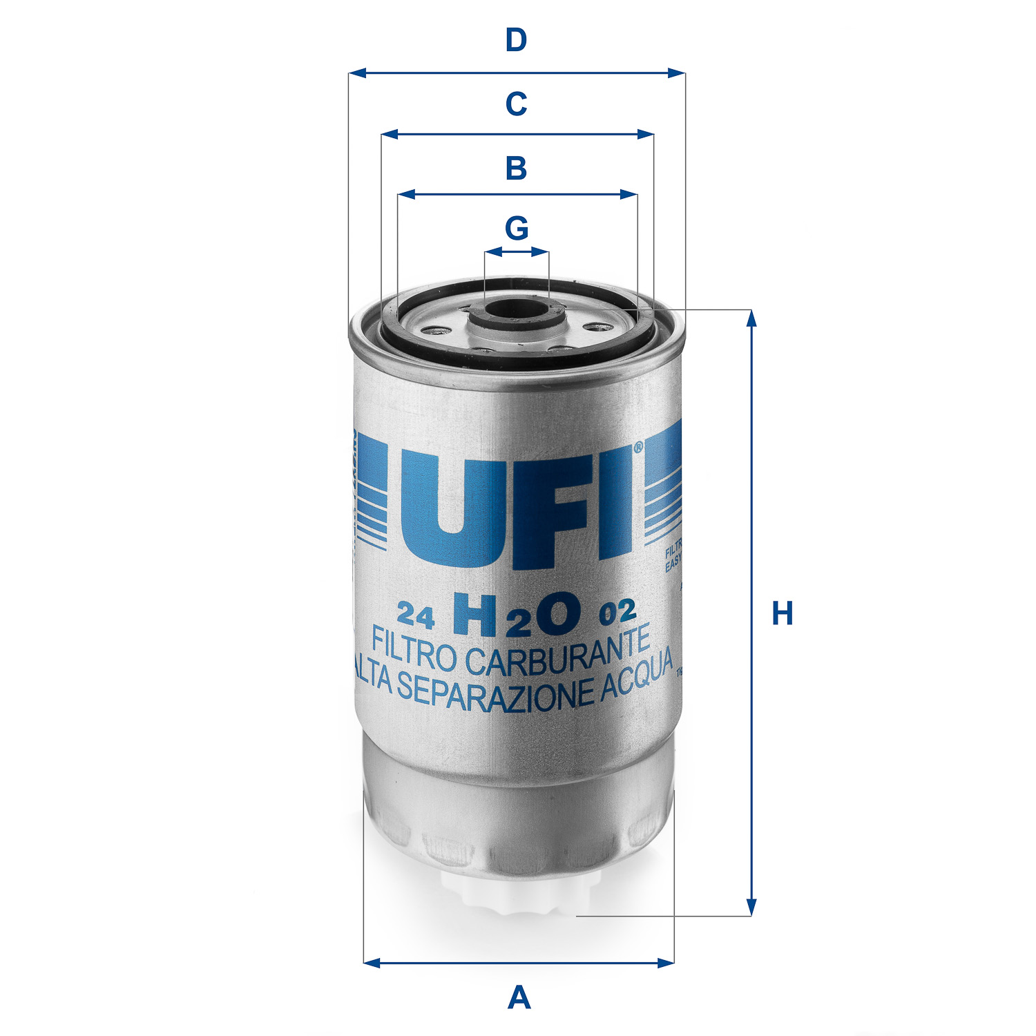 Filtru combustibil UFI 24.H2O.02