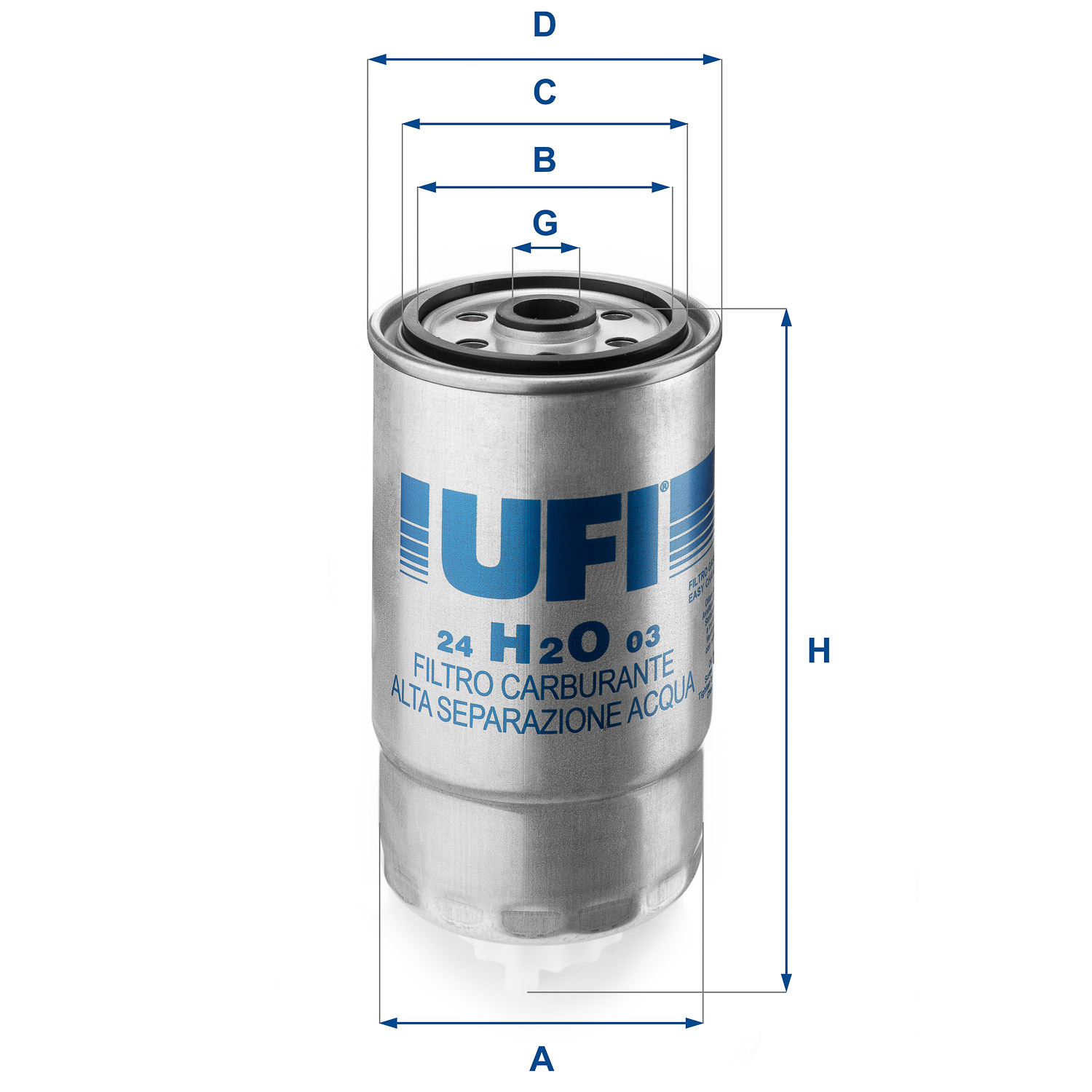 Filtru combustibil UFI 24.H2O.03