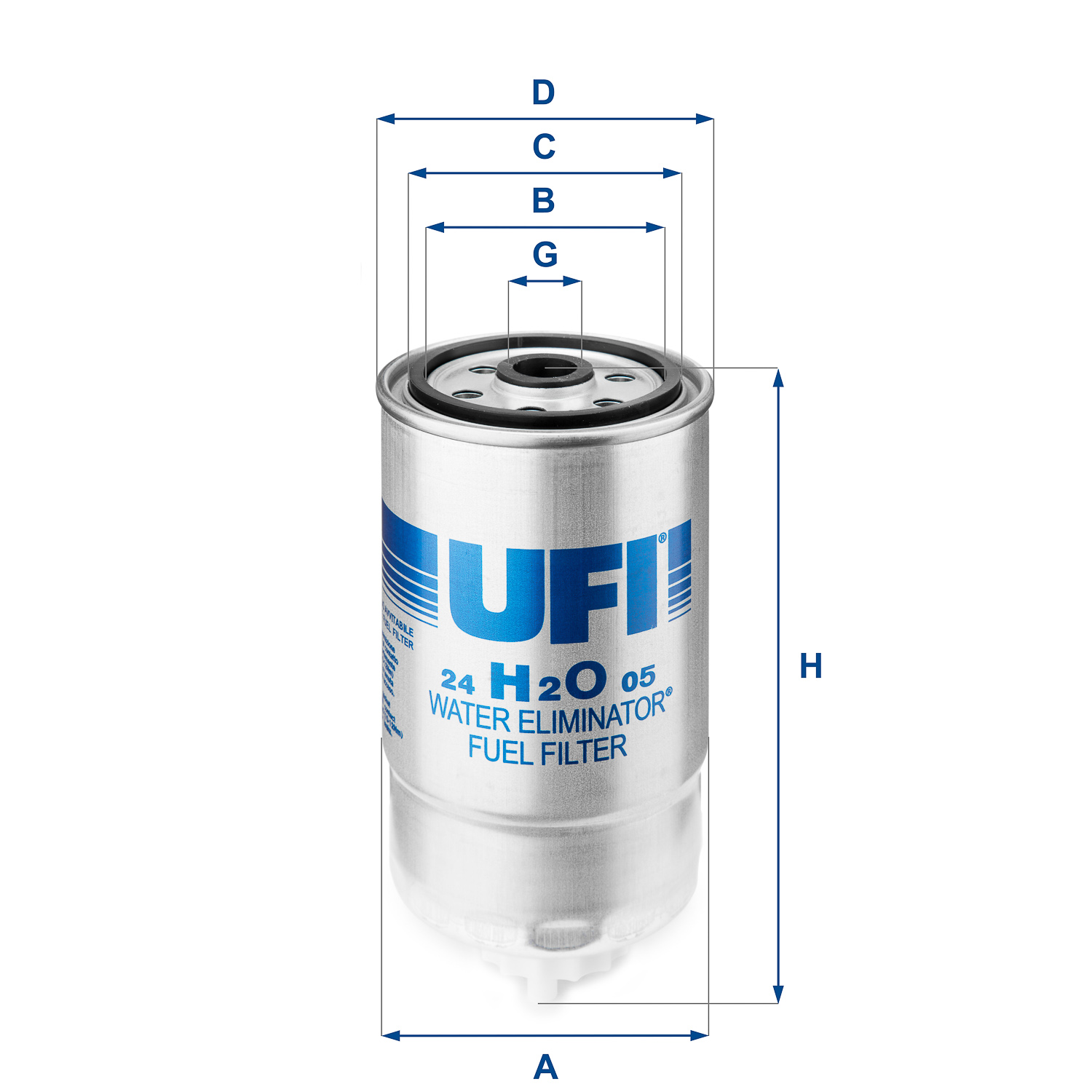 Filtru combustibil UFI 24.H2O.05