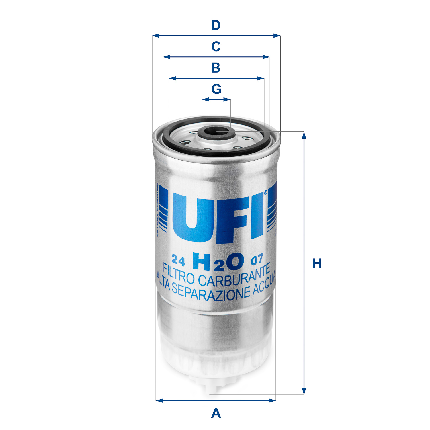 Filtru combustibil UFI 24.H2O.07