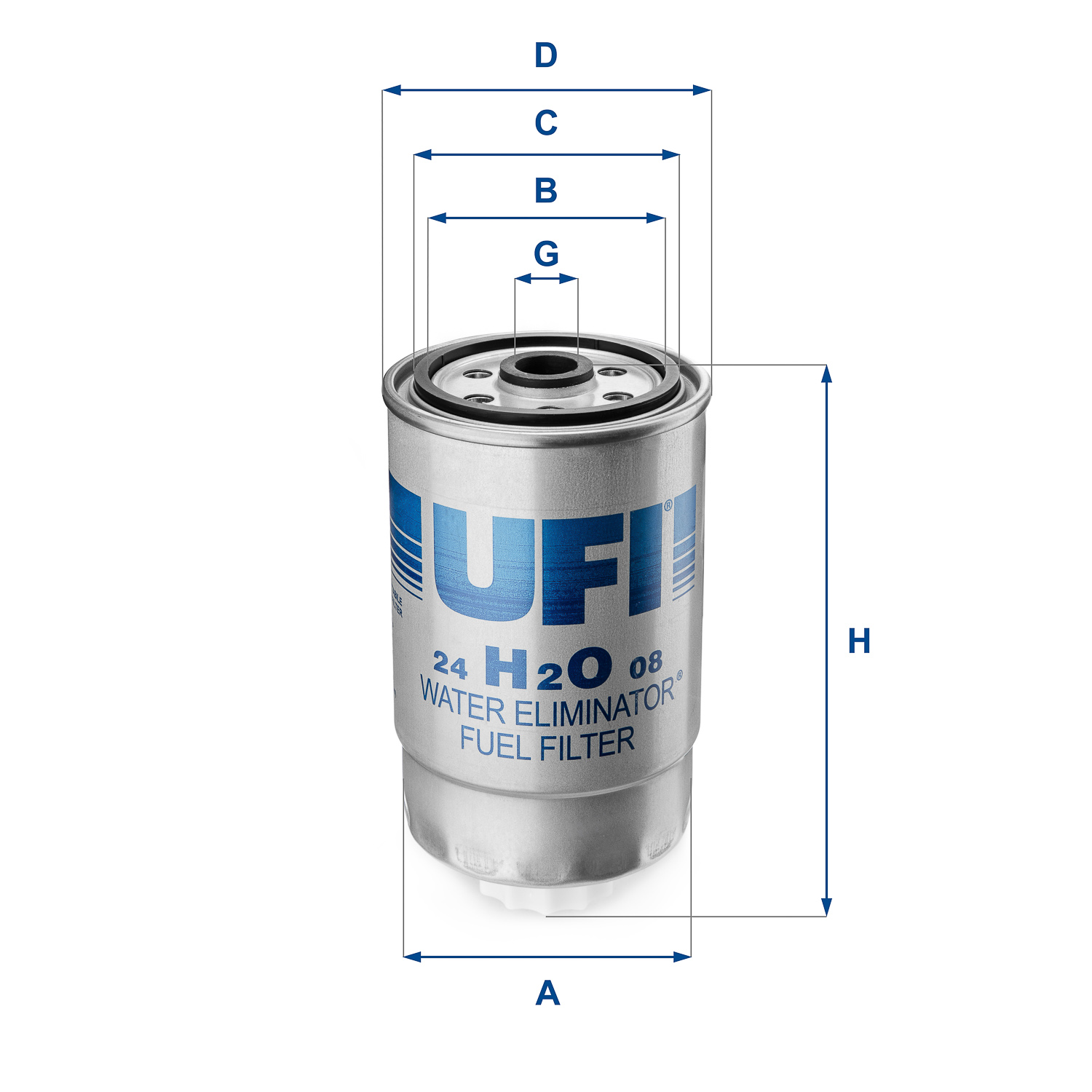 Filtru combustibil UFI 24.H2O.08