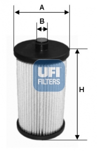 Filtru combustibil UFI 26.057.00
