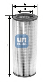 Filtru aer UFI 27.400.00