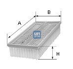 Filtru aer UFI 30.498.00