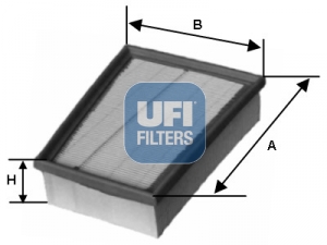 Filtru aer UFI 30.157.00