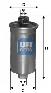 Filtru combustibil UFI 31.699.00