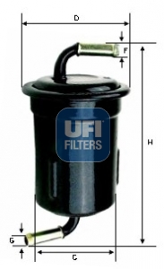 Filtru combustibil UFI 31.715.00