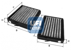Filtru polen UFI 54.130.00