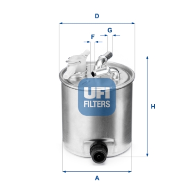 Filtru combustibil UFI 55.392.00