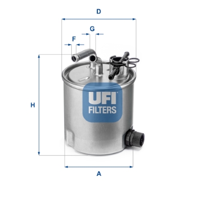 Filtru combustibil UFI 55.394.00