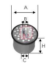 Filtru combustibil SOFIMA S 0910 NC