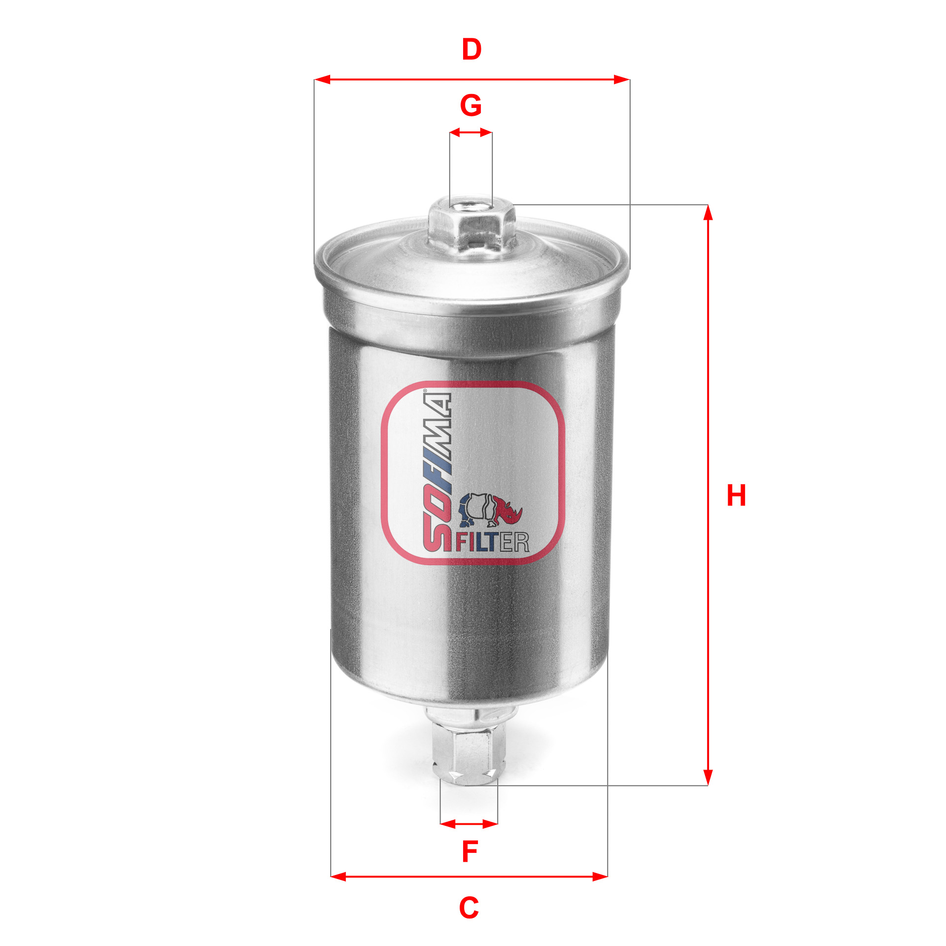 Filtru combustibil SOFIMA S 1507 B