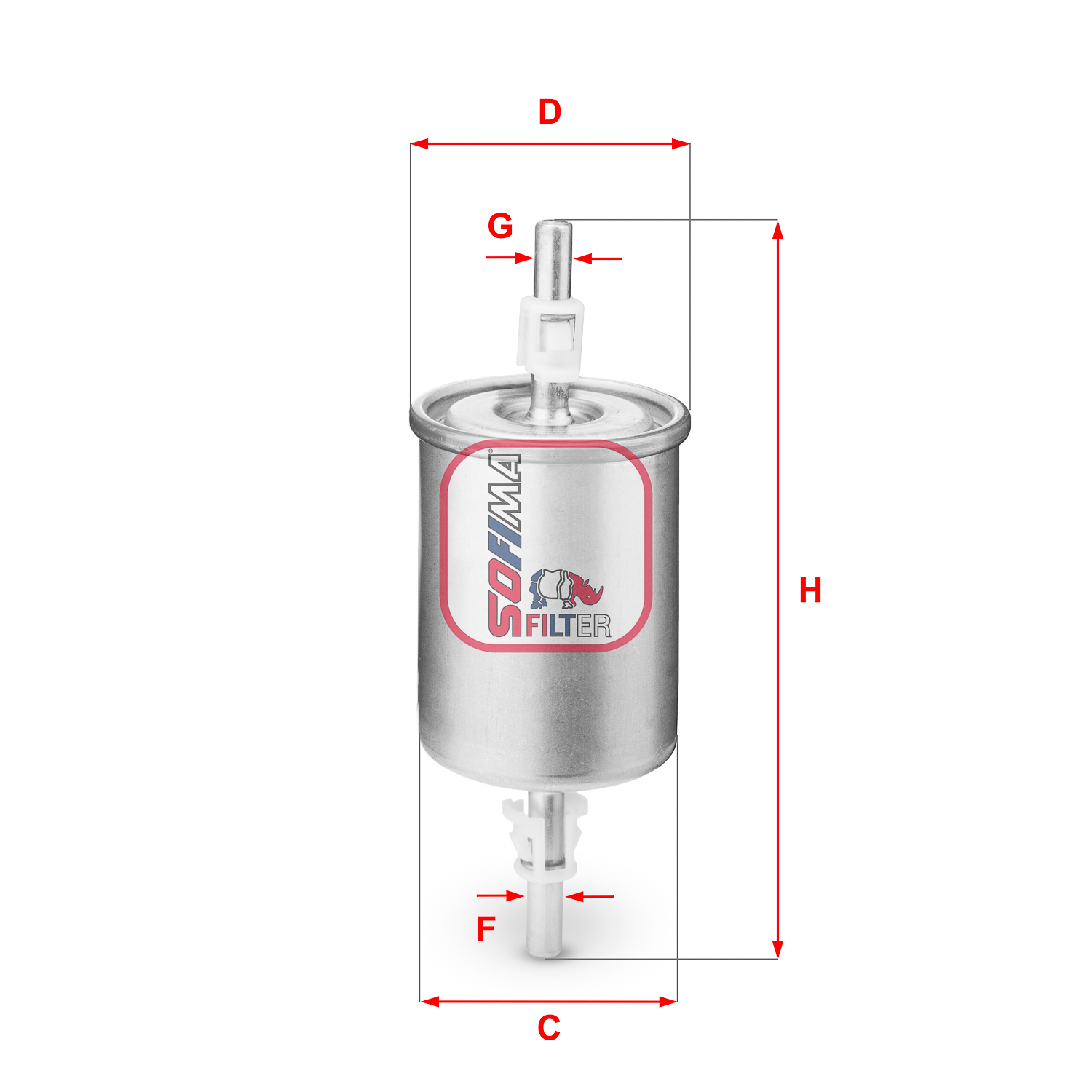 Filtru combustibil SOFIMA S 1515 B