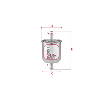 Filtru combustibil SOFIMA S 1529 B