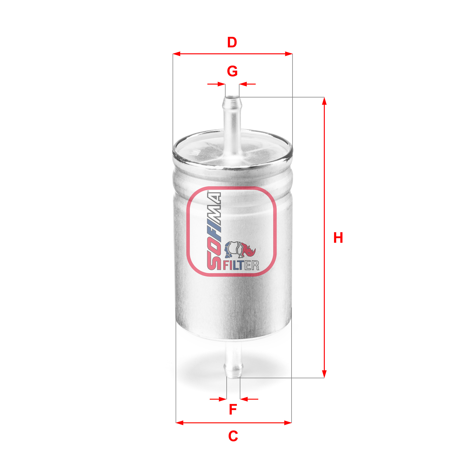 Filtru combustibil SOFIMA S 1611 B