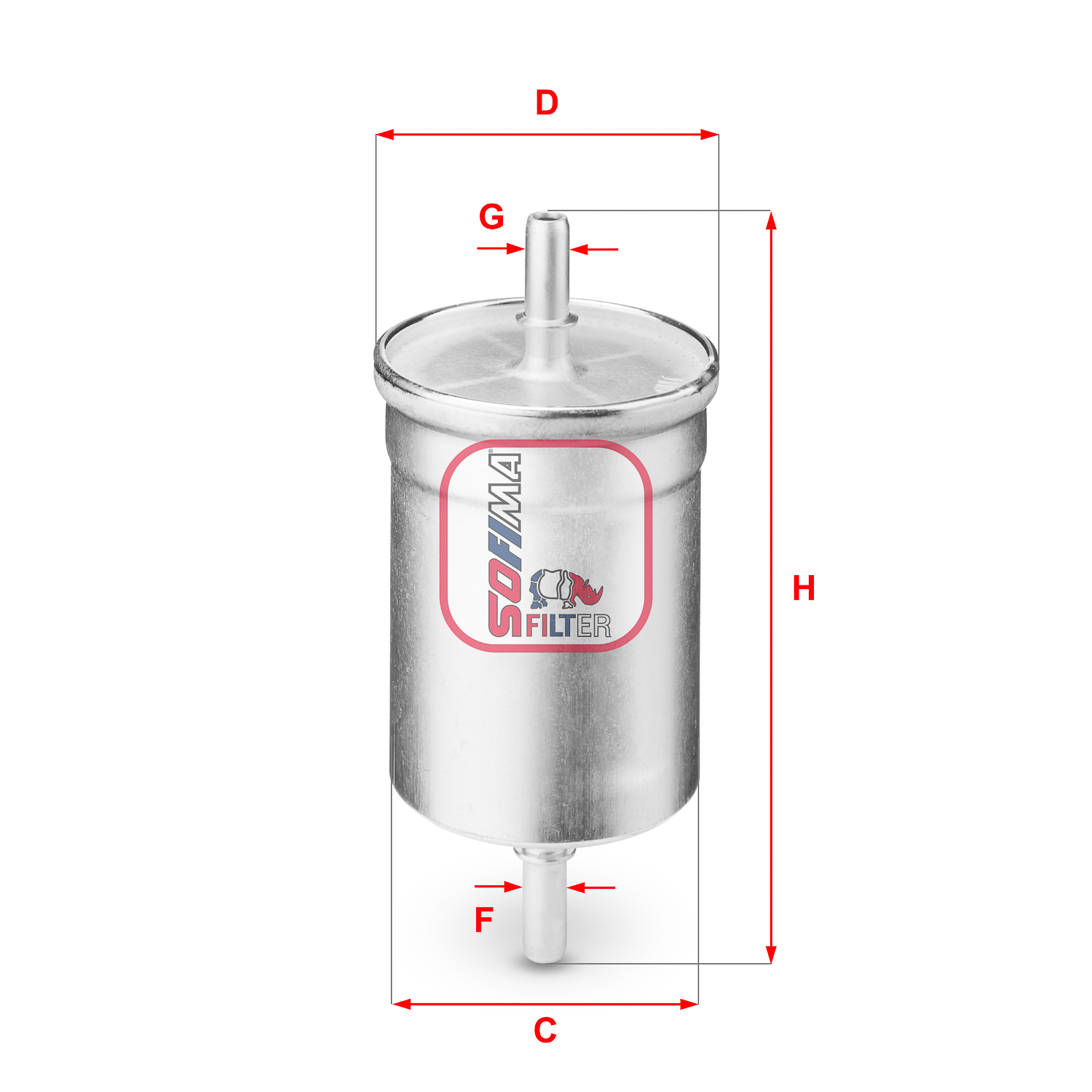 Filtru combustibil SOFIMA S 1710 B