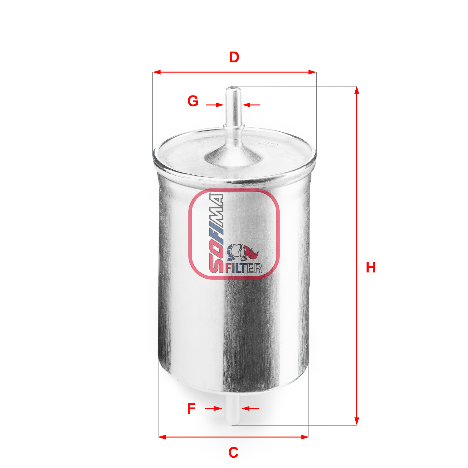 Filtru combustibil SOFIMA S 1718 B