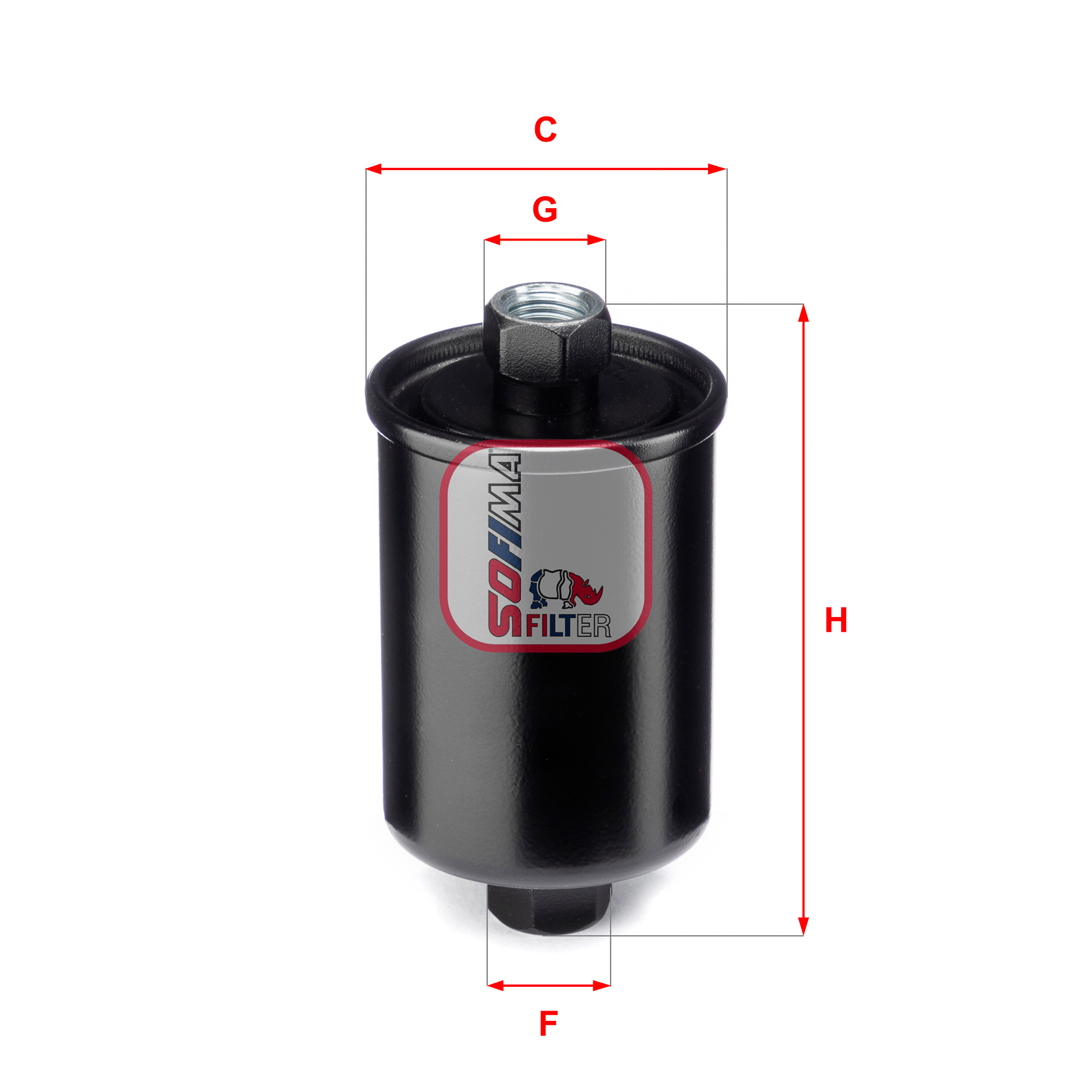 Filtru combustibil SOFIMA S 1741 B