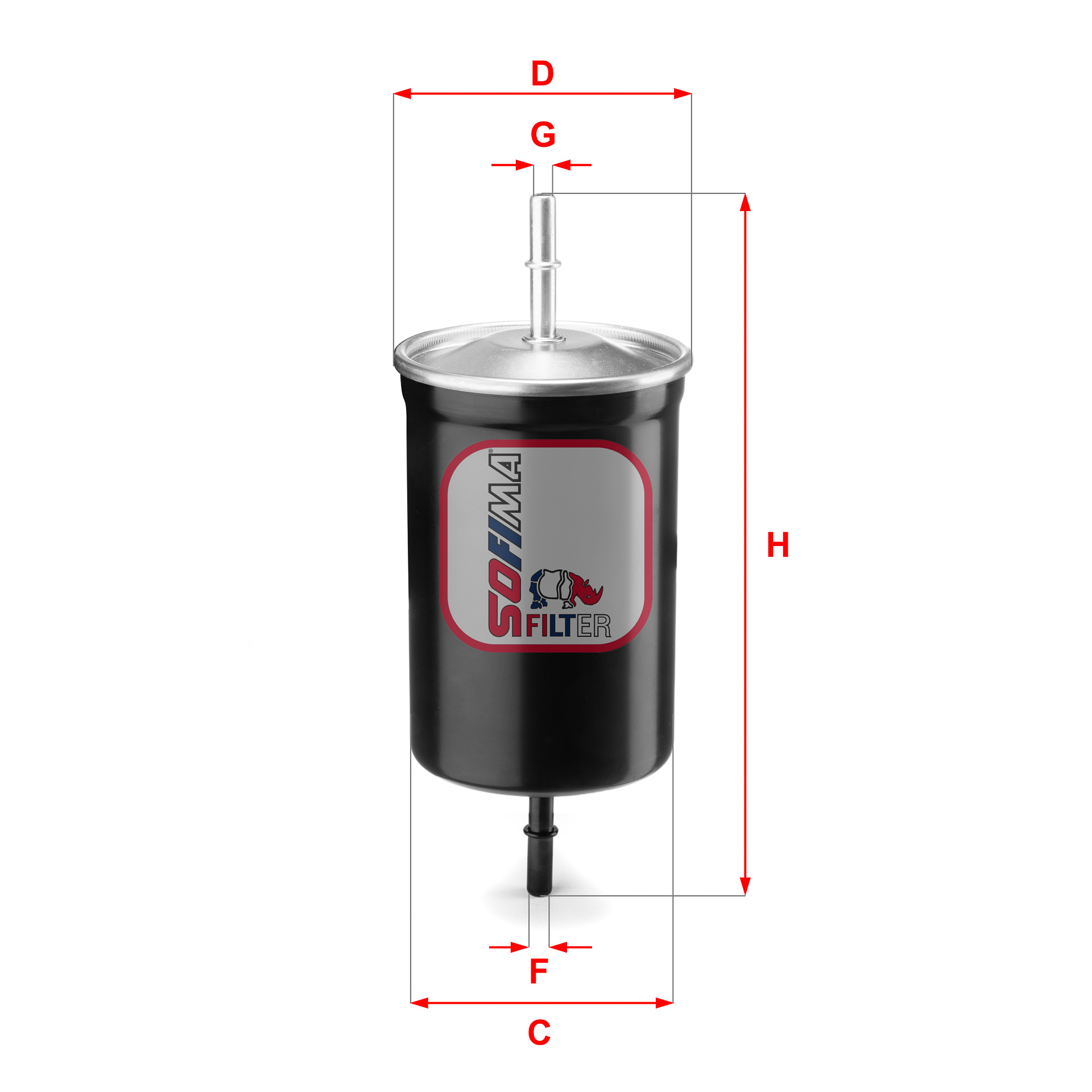 Filtru combustibil SOFIMA S 1747 B