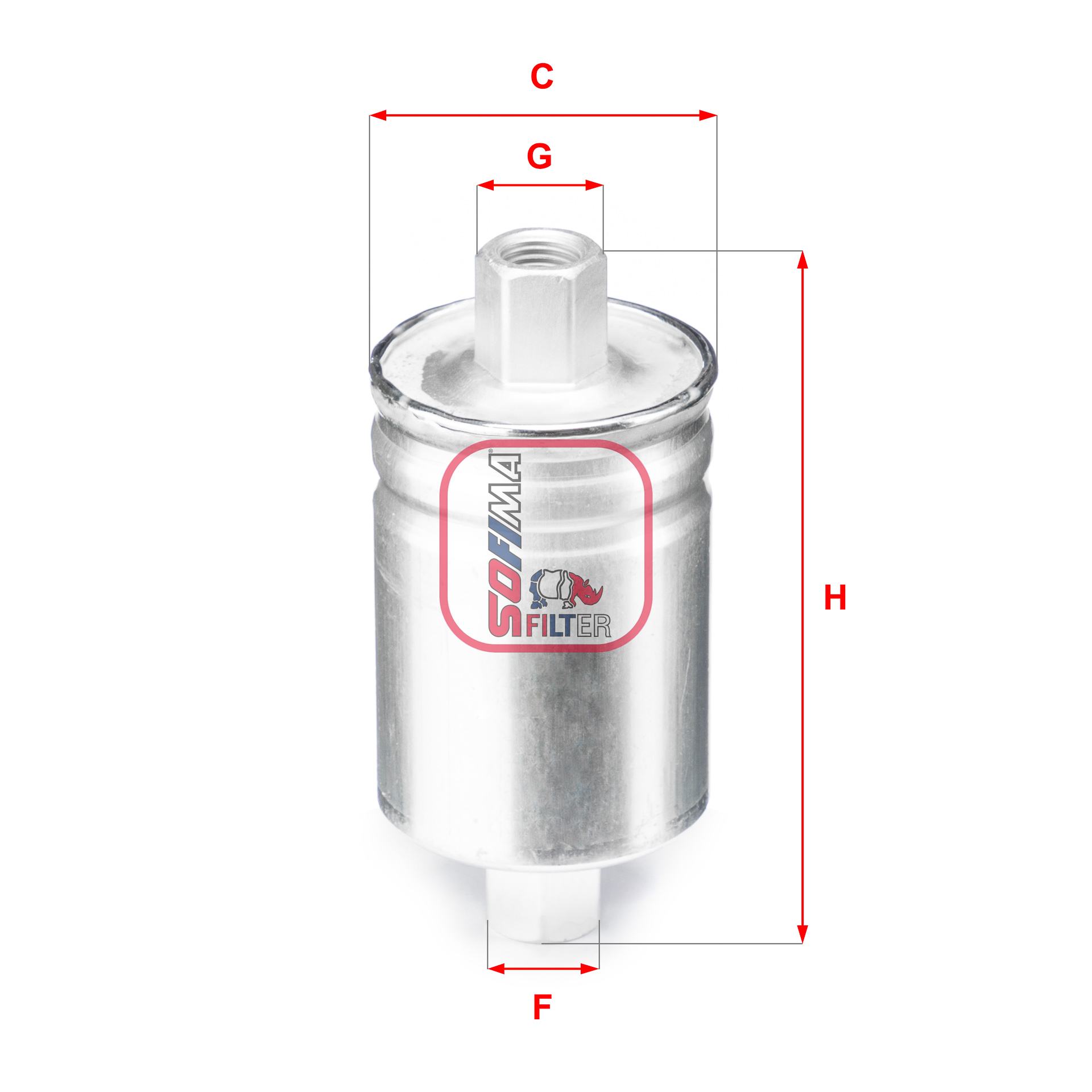 Filtru combustibil SOFIMA S 1750 B