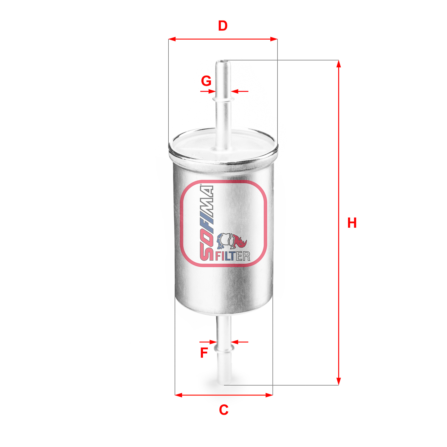 Filtru combustibil SOFIMA S 1769 B
