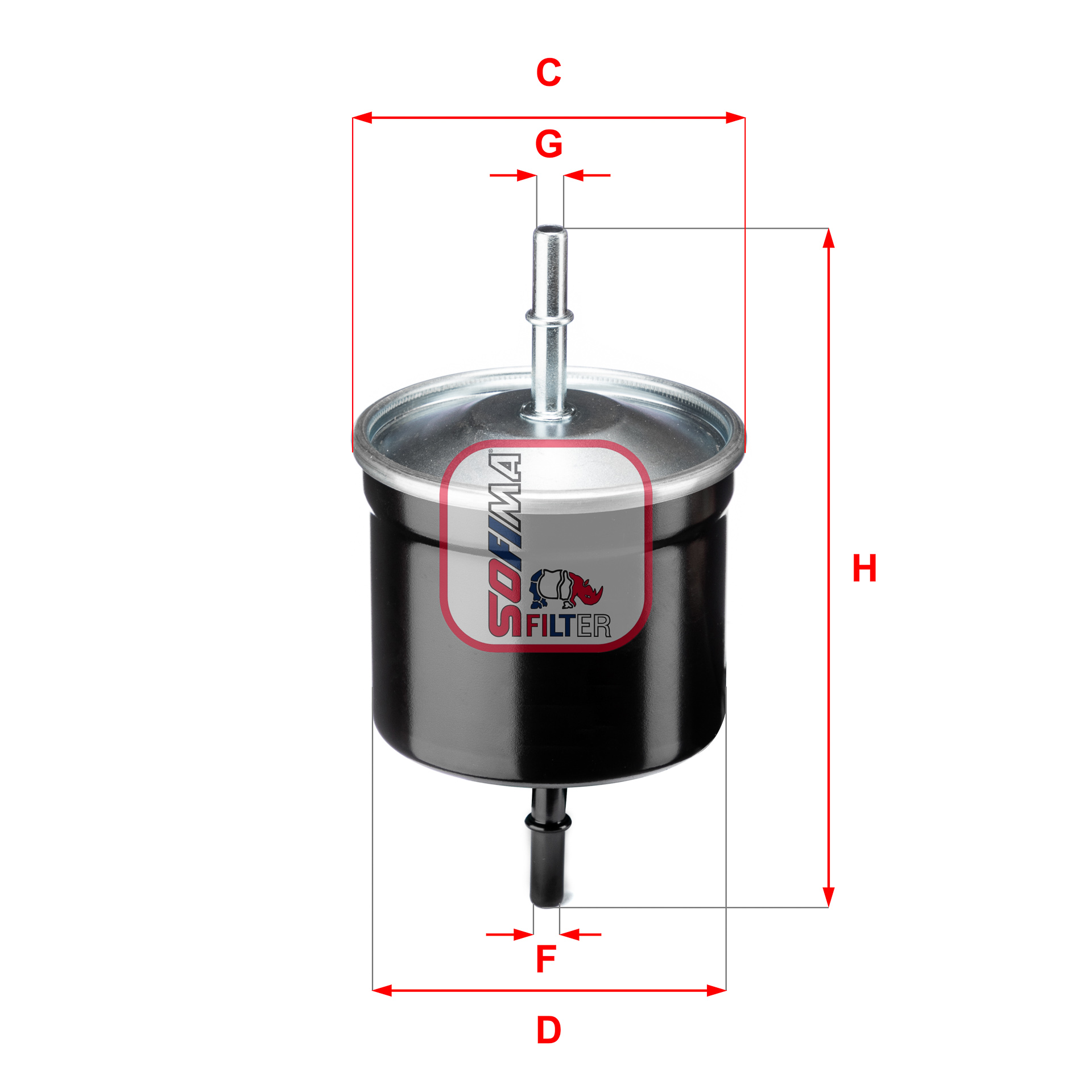 Filtru combustibil SOFIMA S 1811 B