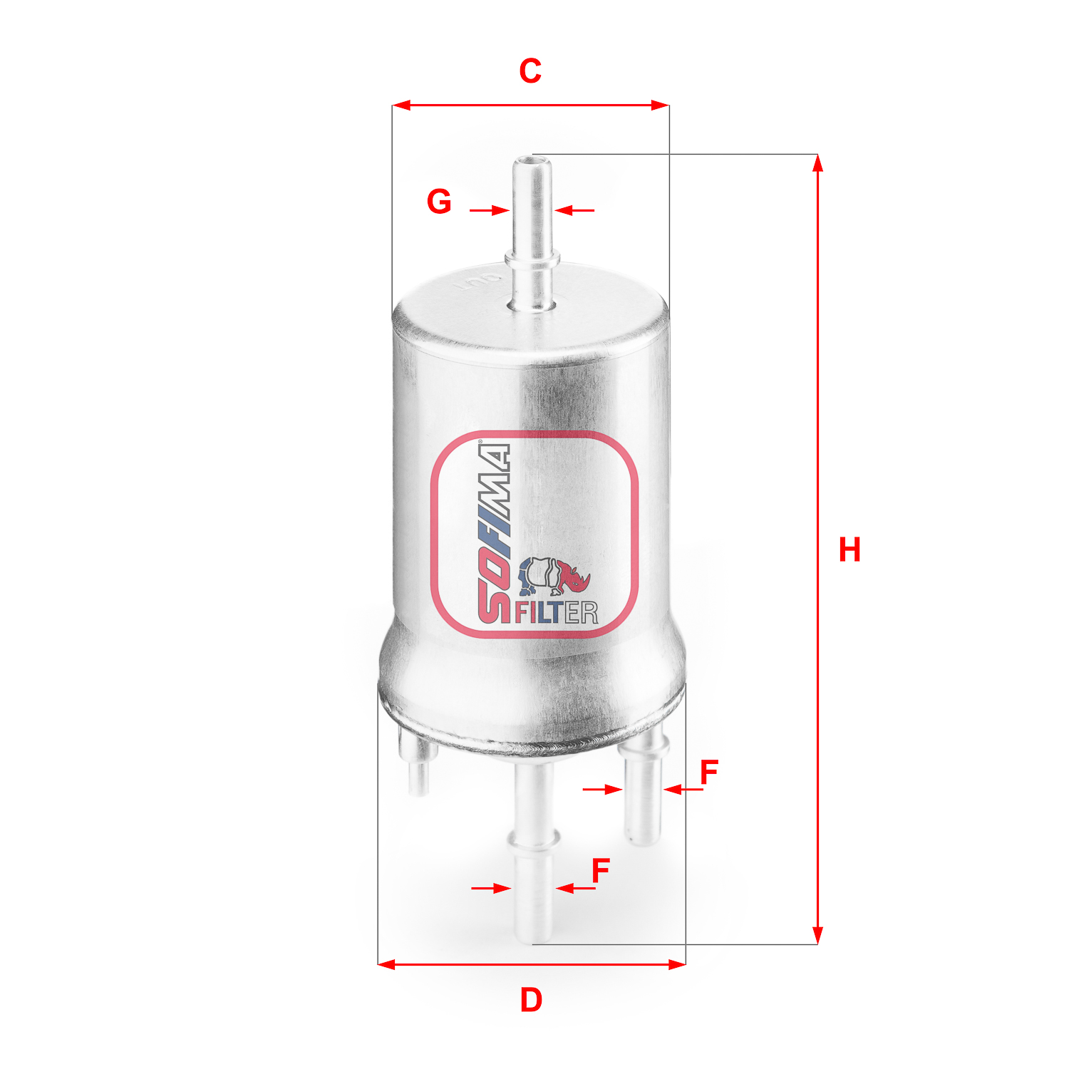 Filtru combustibil SOFIMA S 1832 B