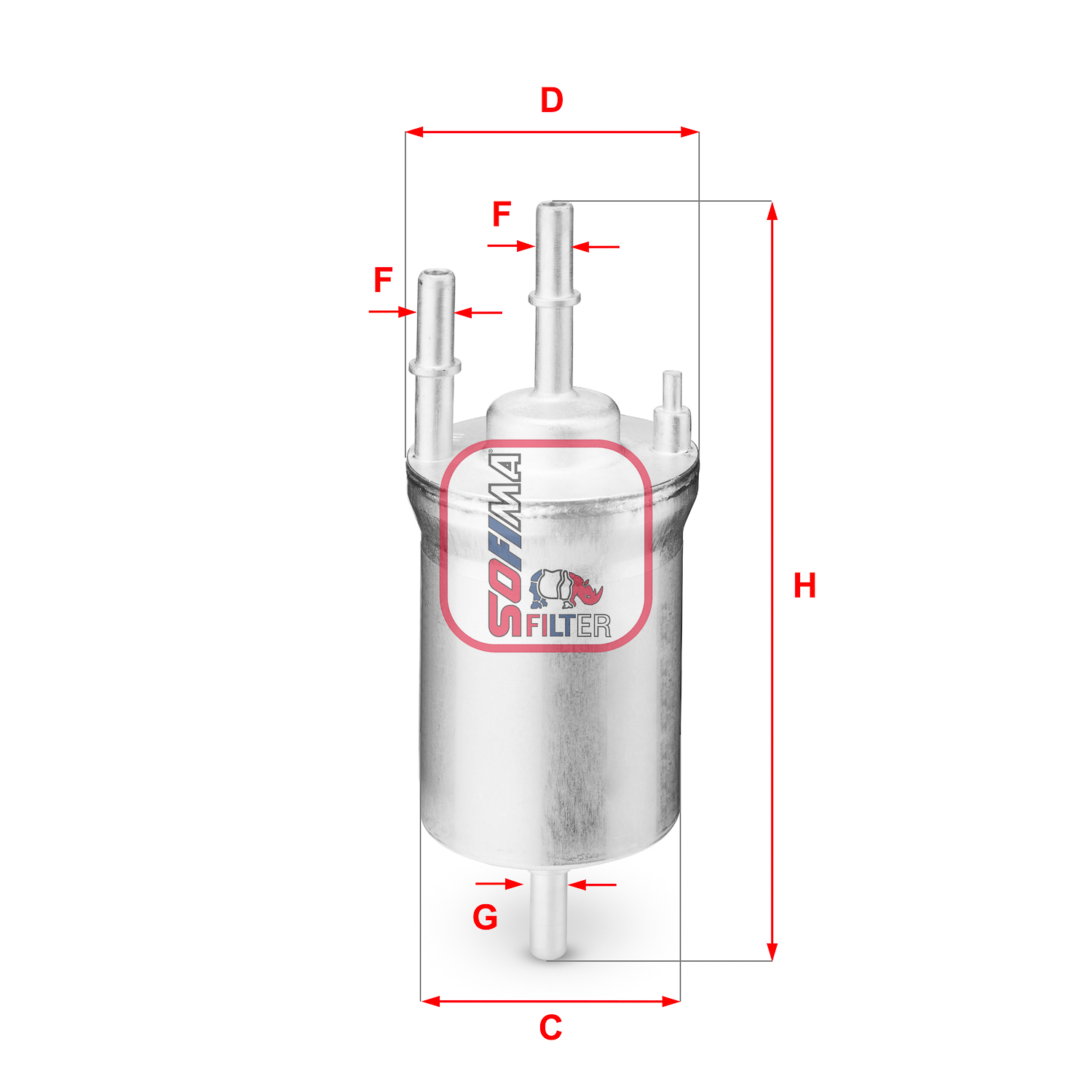 Filtru combustibil SOFIMA S 1833 B