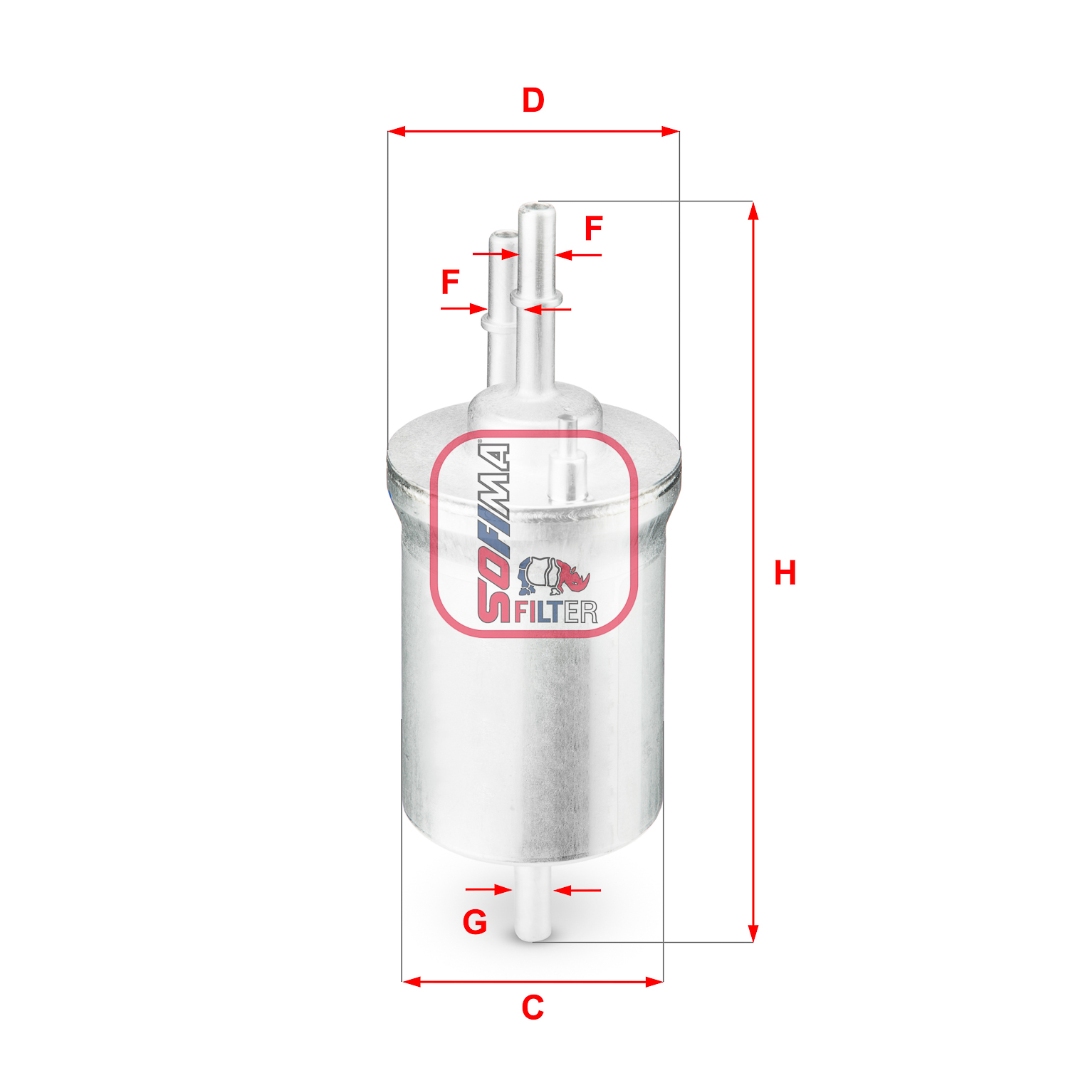 Filtru combustibil SOFIMA S 1840 B
