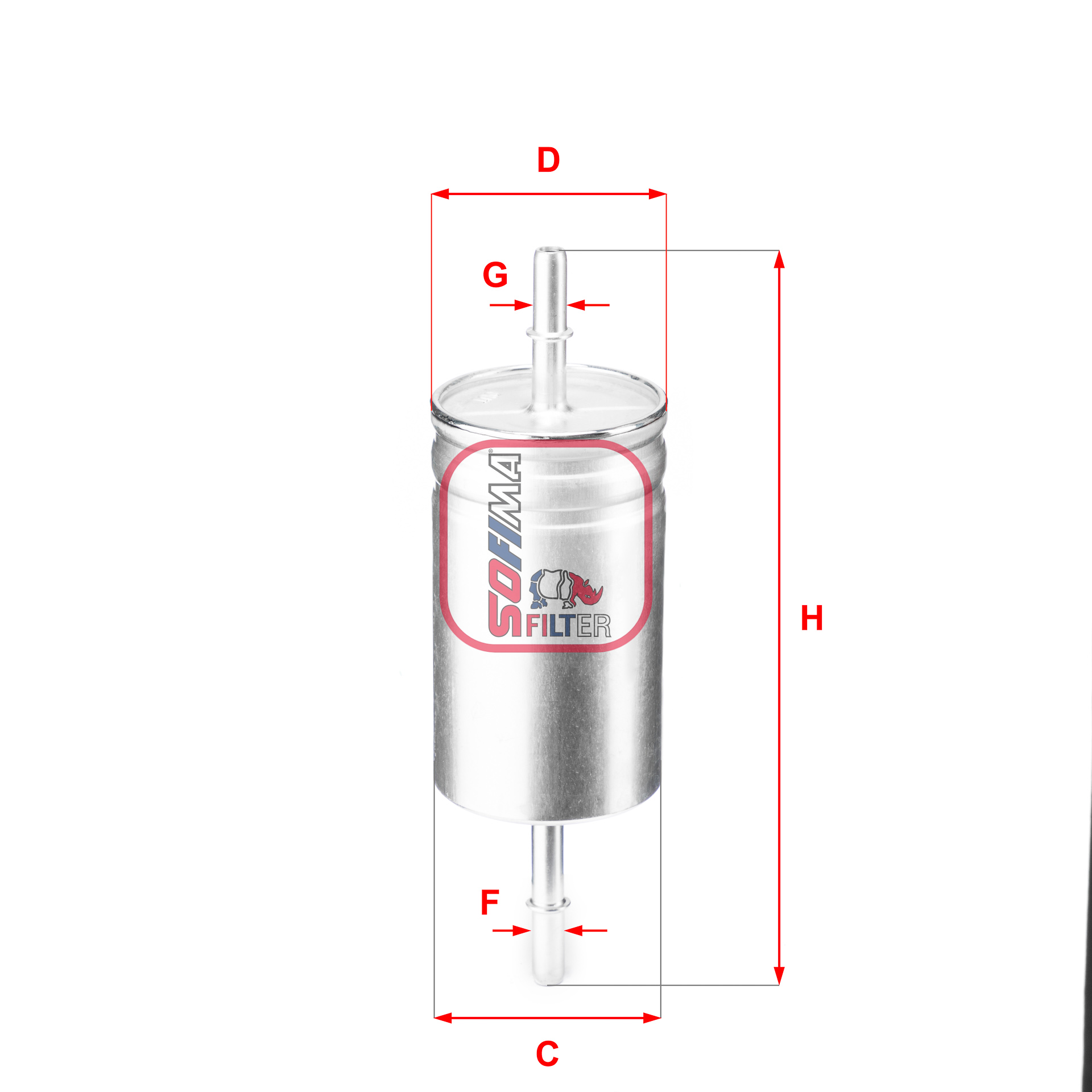 Filtru combustibil SOFIMA S 1842 B