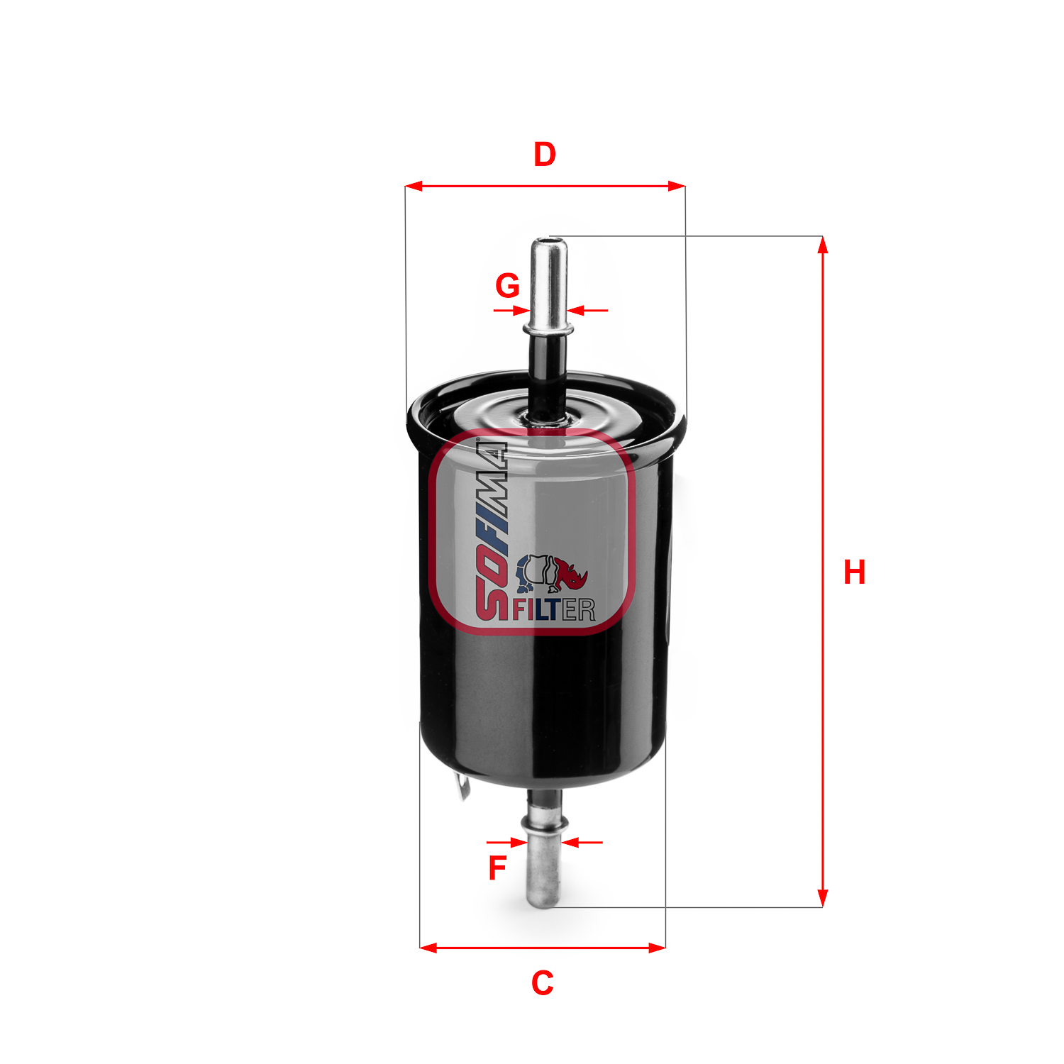 Filtru combustibil SOFIMA S 1843 B