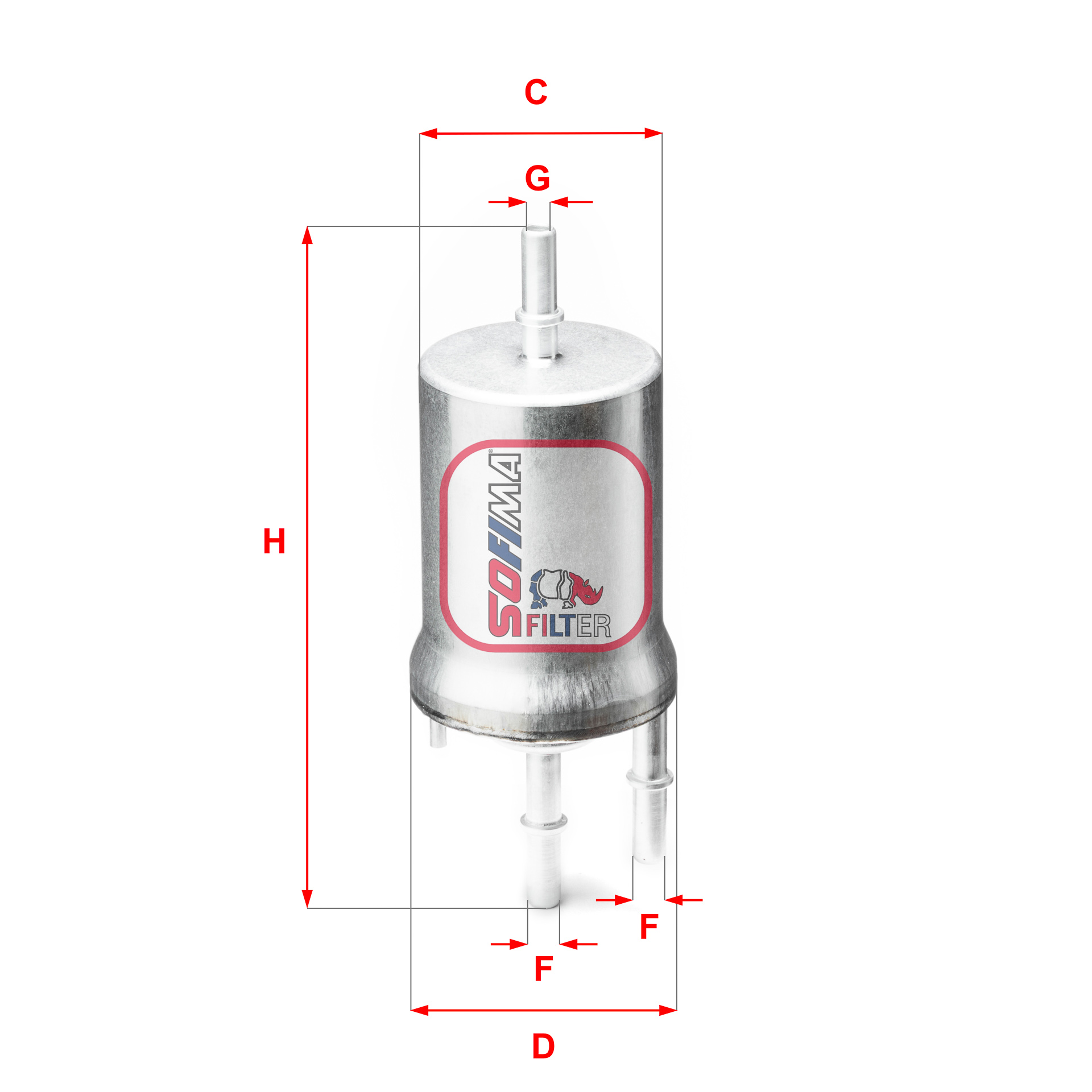 Filtru combustibil SOFIMA S 1845 B