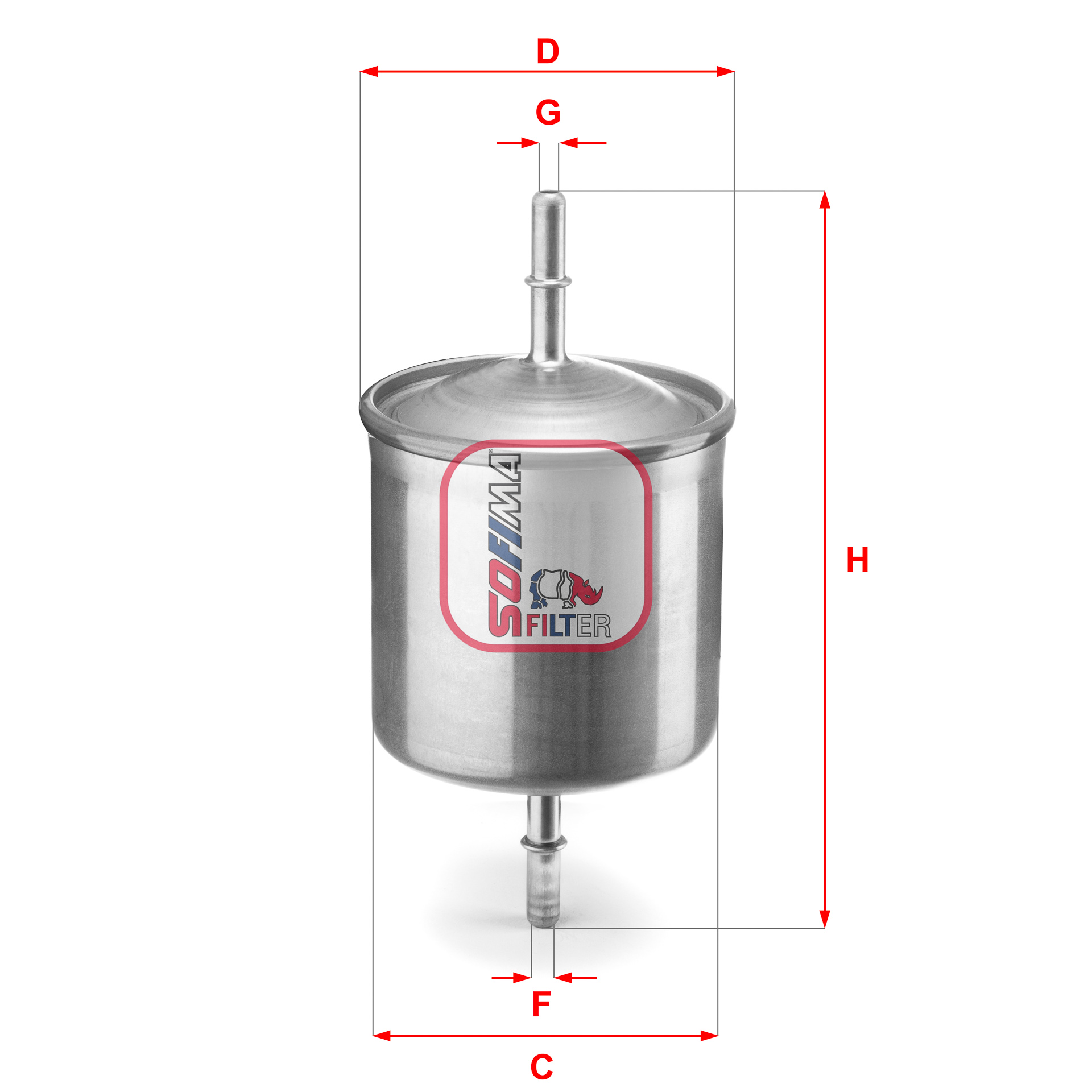 Filtru combustibil SOFIMA S 1846 B