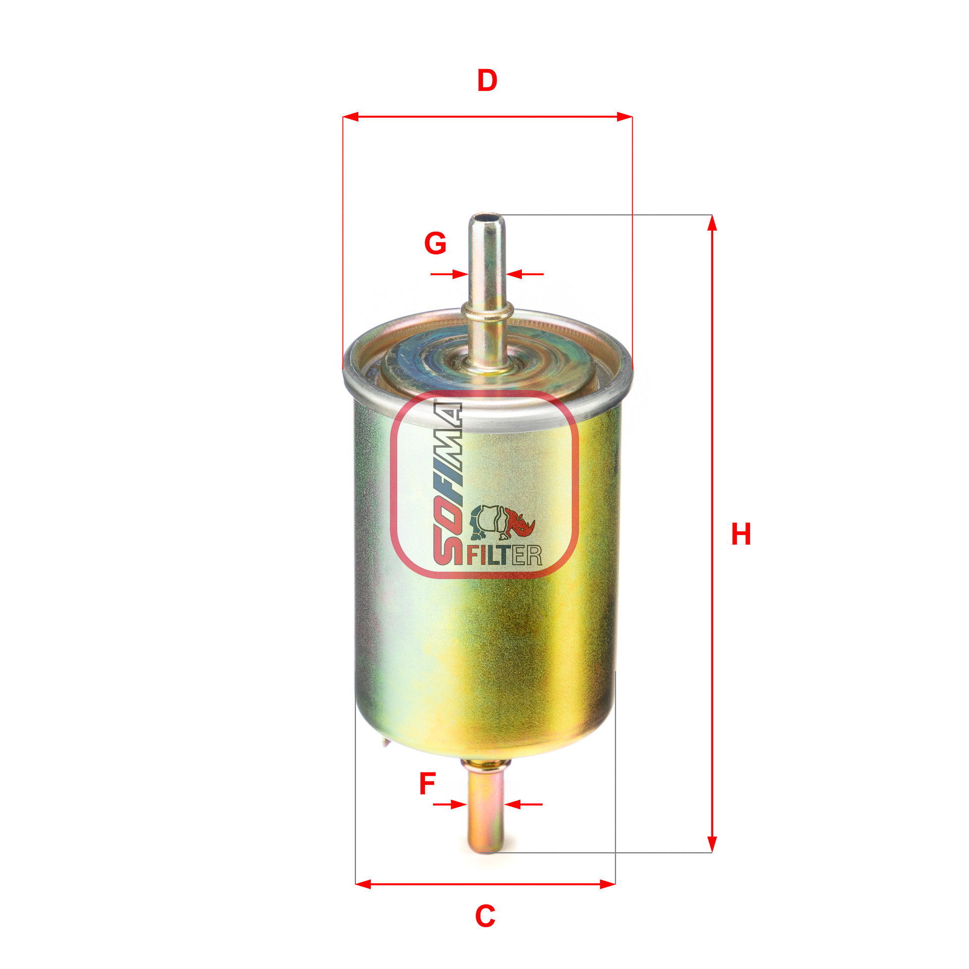 Filtru combustibil SOFIMA S 1850 B