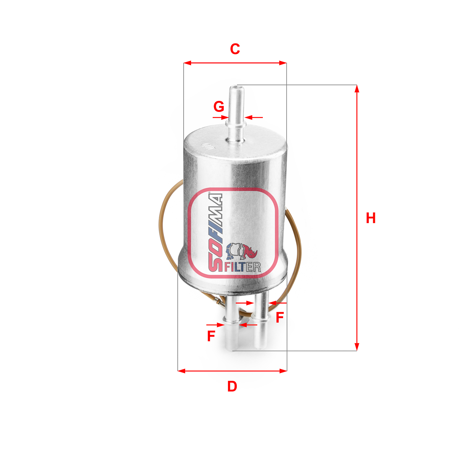 Filtru combustibil SOFIMA S 1853 B