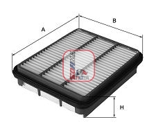 Filtru aer SOFIMA S 0543 A