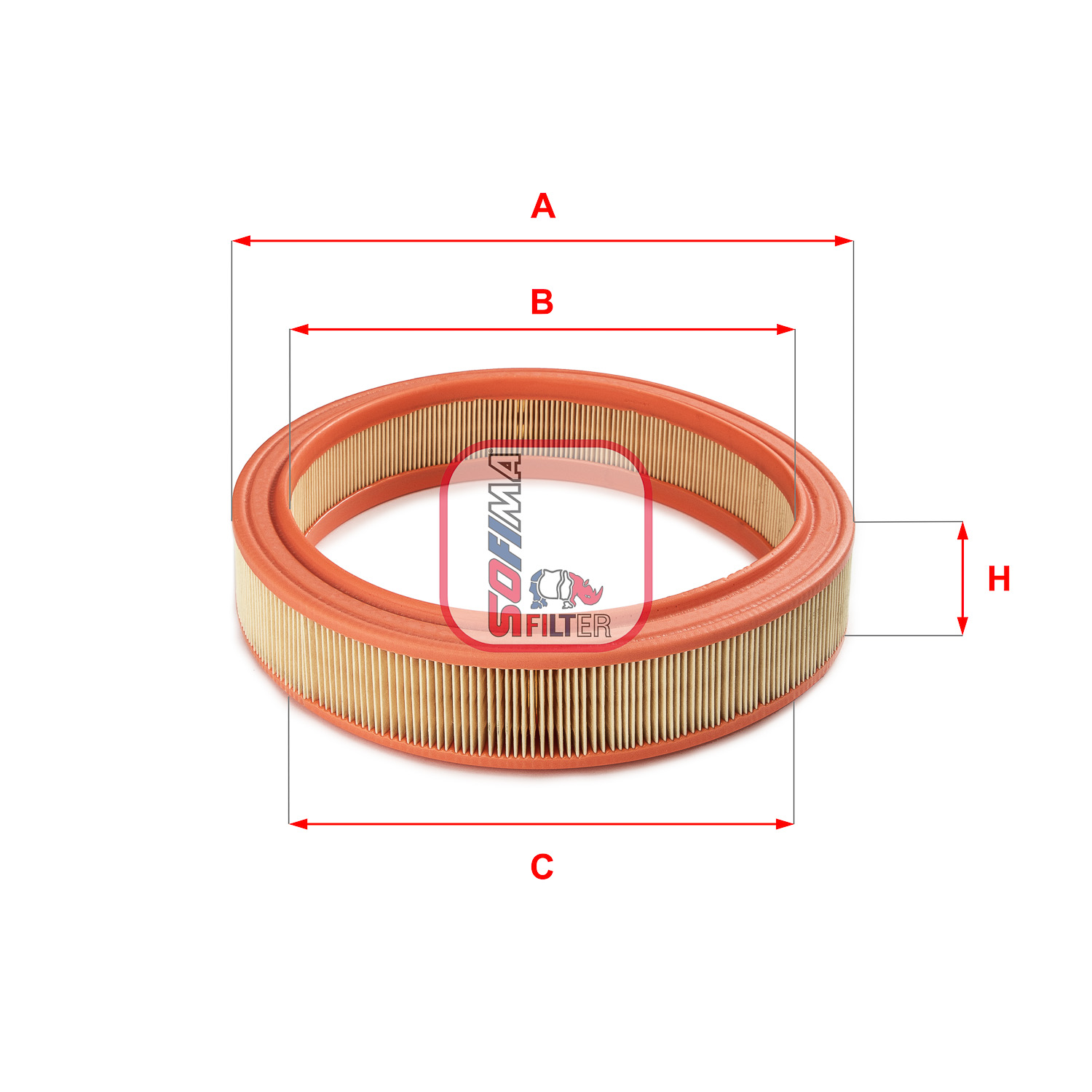 Filtru aer SOFIMA S 3381 A