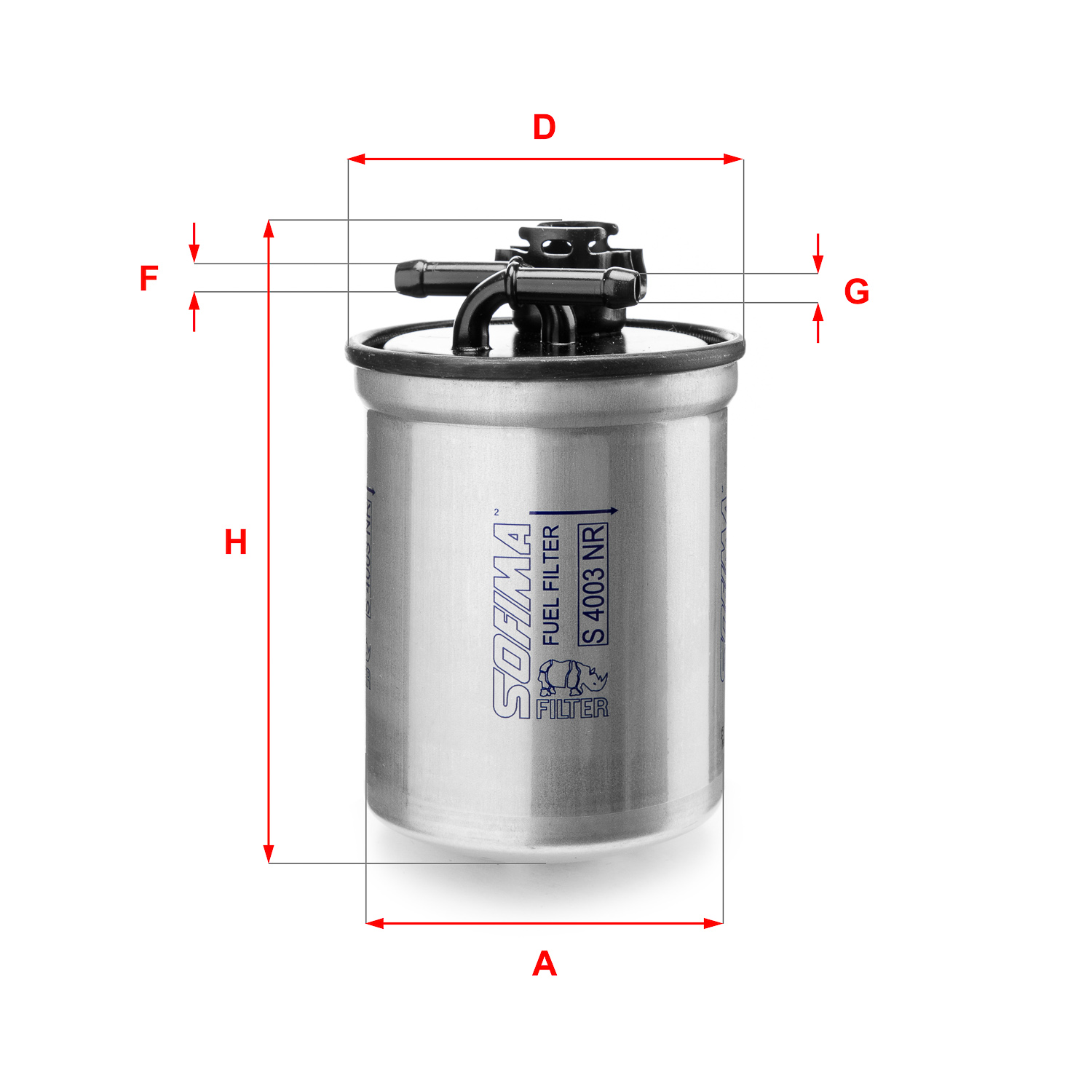 Filtru combustibil SOFIMA S 4003 NR