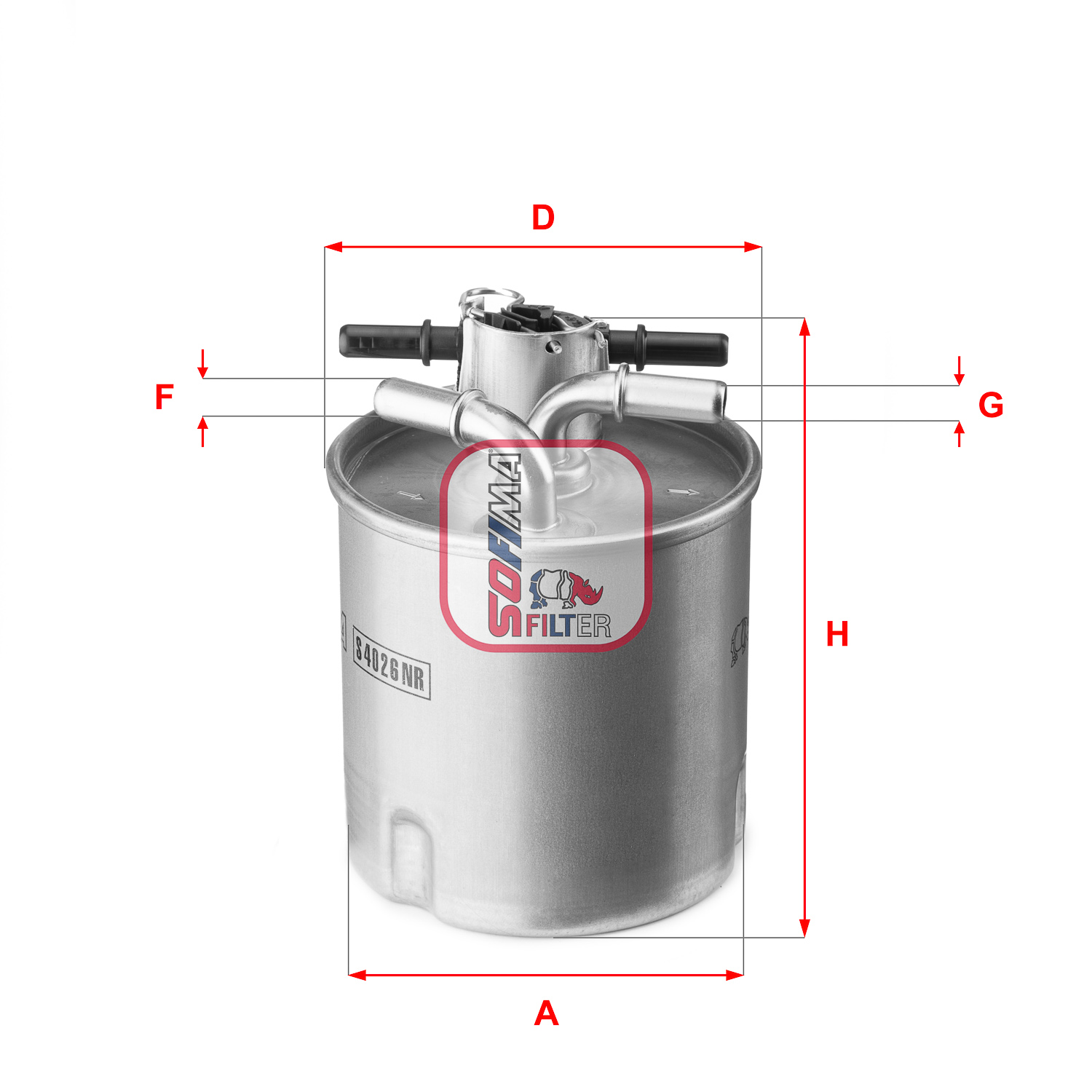 Filtru combustibil SOFIMA S 4026 NR